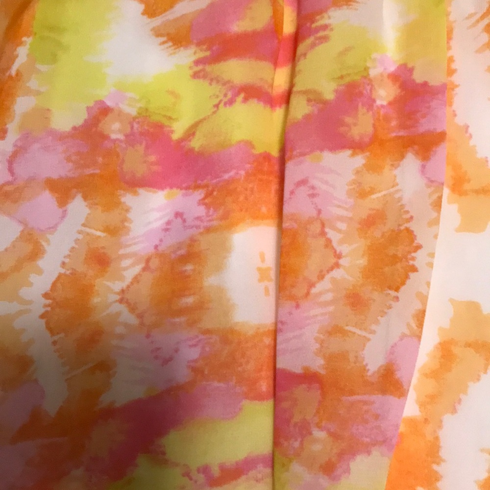 NWT Guess asymmetrical chiffon dress S - Picture 3 of 7